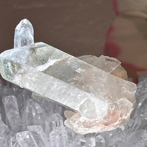 マニカラン産 ファントム ピンクヒマラヤ 水晶 クリスタル