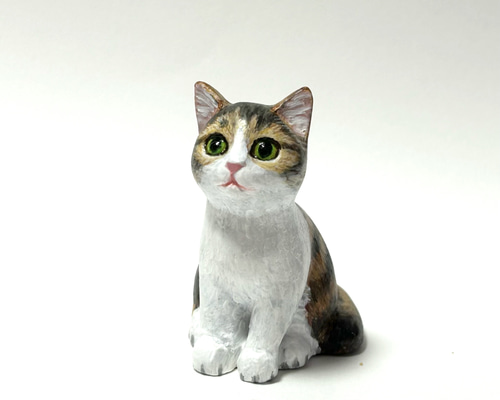 三毛猫の置物 招き猫 猫ハウス 通販 18740218｜Creema(クリーマ)