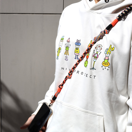 パラコード 編み込みスマホストラップ カラフル ショルダー