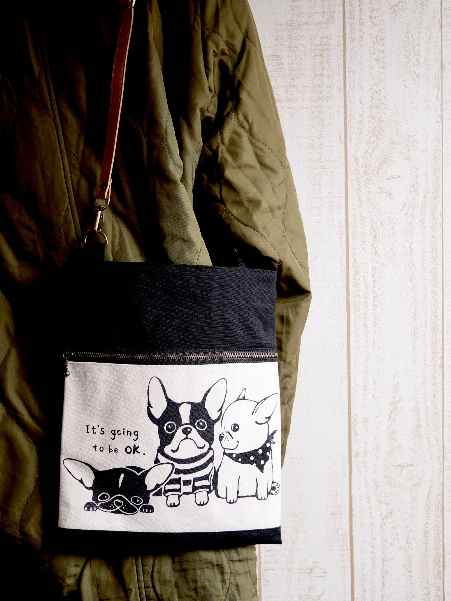 アフリカン54ショルダーバッグ帆布斜めがけ