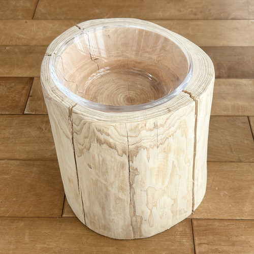 【Pet Table Hinoki】 No.1285 Hinoki solid wood table (custom order) – Hanabusa Hinoki