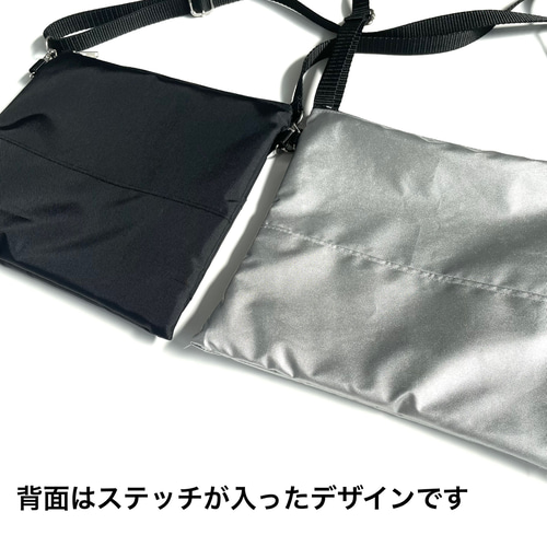 luna　サコッシュ& キーケース　撥水ナイロンキルト 撥水ナイロン×メッシュ サコッシュ【THE CRAFT CREW PRODUCTS