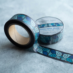 アイヌ文様 マスキングテープ 【関根真紀 デザイン】 4枚目の画像