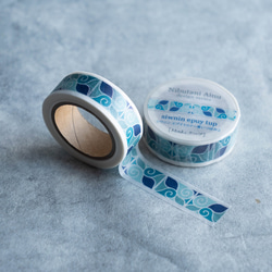 アイヌ文様 マスキングテープ 【関根真紀 デザイン】 12枚目の画像