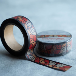 アイヌ文様 マスキングテープ 【関根真紀 デザイン】 8枚目の画像