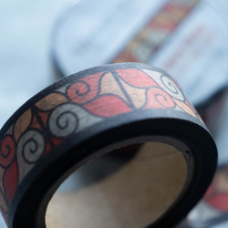 アイヌ文様 マスキングテープ 【関根真紀 デザイン】 10枚目の画像