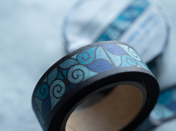 アイヌ文様 マスキングテープ 【関根真紀 デザイン】 5枚目の画像