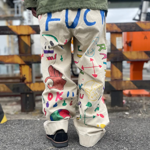 古着 ヴィンテージ vintage チノパン リメイク リメイクパンツ