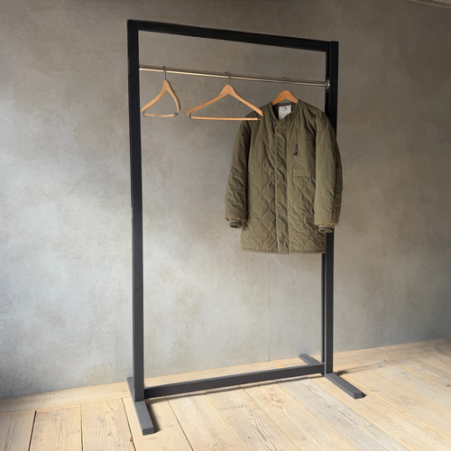 木製ハンガーラック】衣替え シェルフ オーダー 店舗什器 アンティーク