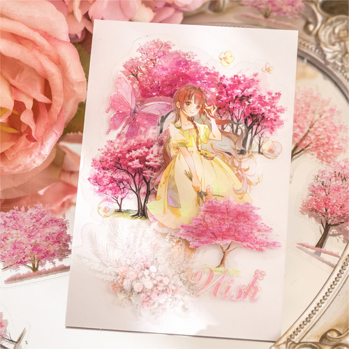 木と林シリーズ 6種セット マスキングテープ PET コラージュ素材 PET