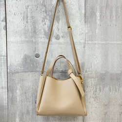 【デザインハンドル】 バッグ／ショルダー ２WAY 3室構造 シンプル　GBG-B647 9枚目の画像