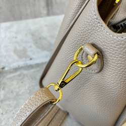 【デザインハンドル】 バッグ／ショルダー ２WAY 3室構造 シンプル　GBG-B647 8枚目の画像