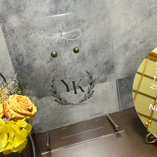 23様用 ♡ ウェディング 結婚証明書 リングピロー ウエディングA-25 23様用 ♡ ウェディング 結婚証明書 リングピロー ウエディングA-25 23