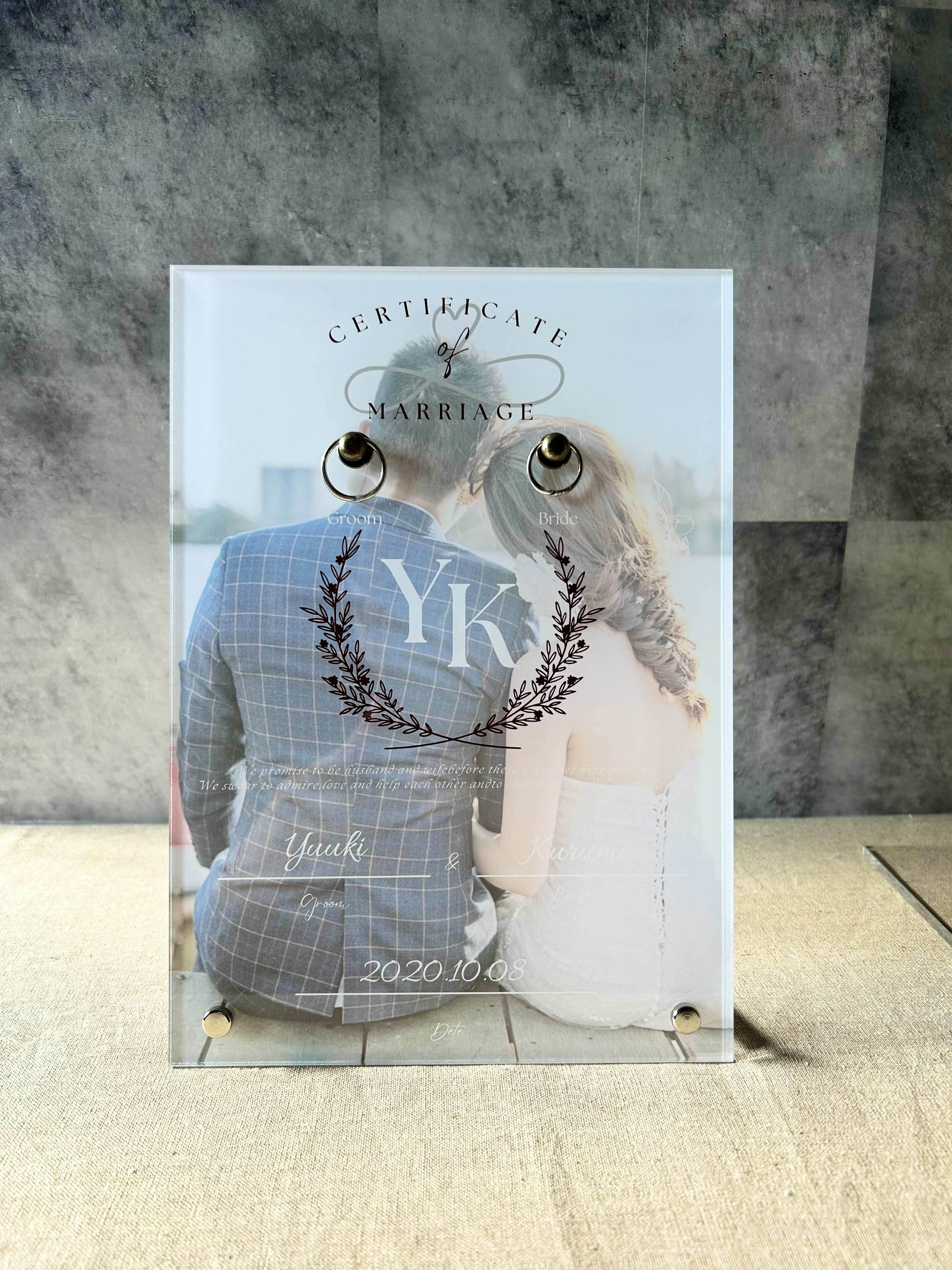 結婚証明書 リングピロー ウェディングピロー ウェルカムボード