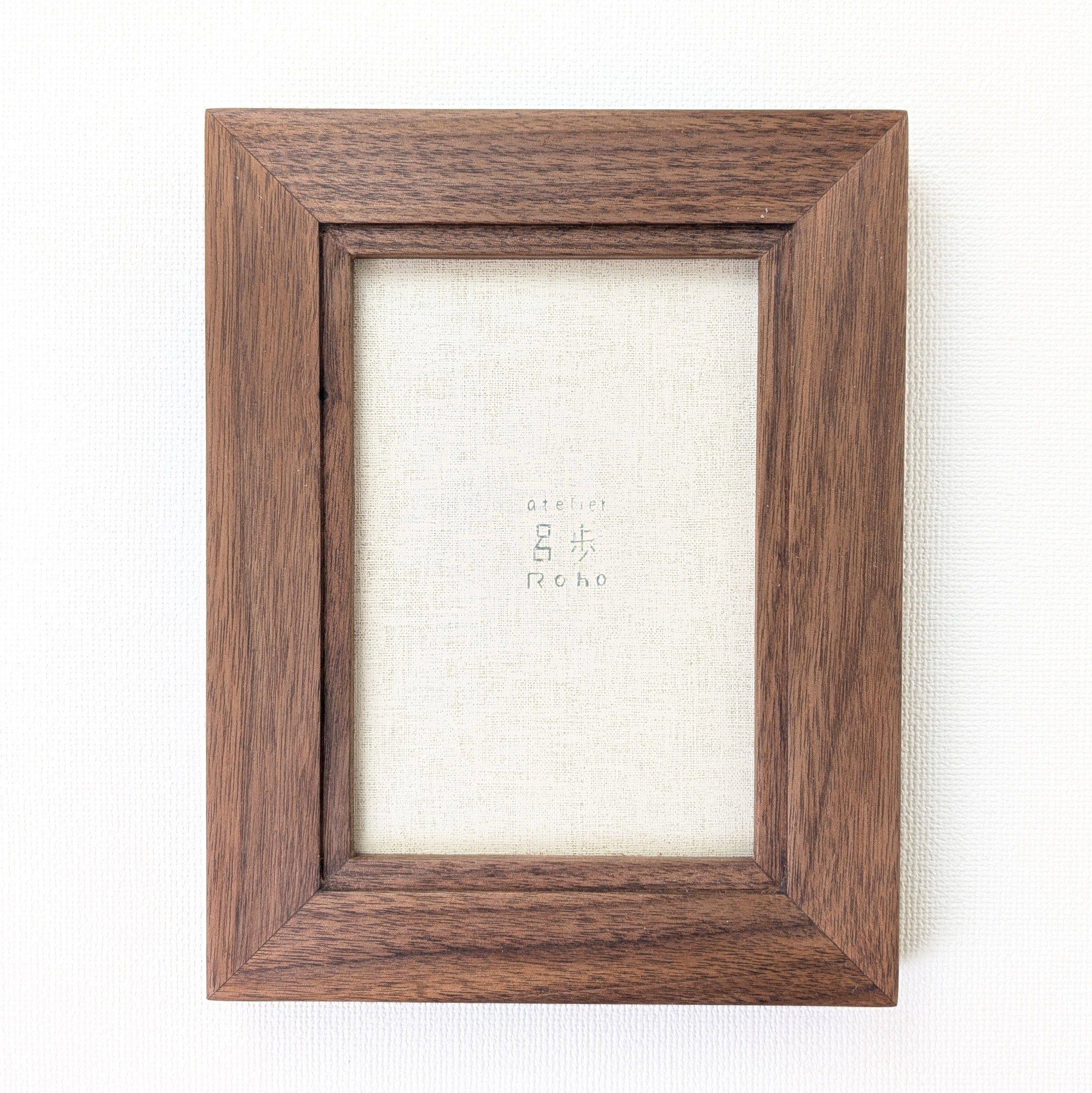 受注制作　ポストカードサイズ　天然木　無垢ウォールナット