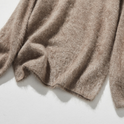 毛足感のある上質な素材で大人のおしゃれさをプラス カシミヤ100