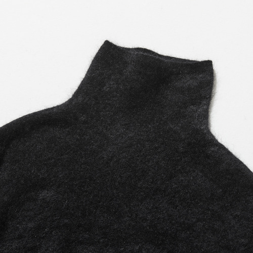 ミモモーダ カシミヤ100% ニット セーター 40 黒 ブラック 秋冬 DMW ノミアモ nomiamo クルーネックニット メンズ カシミヤ100%セーター