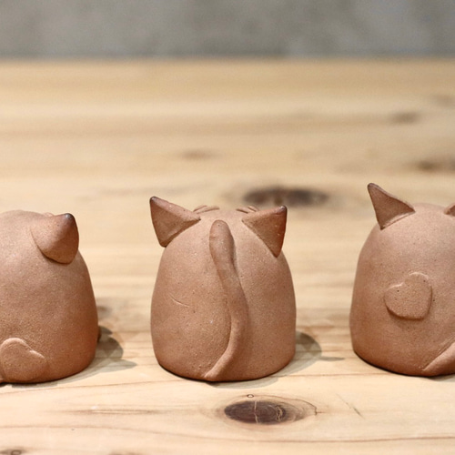 猫ハニワ（猫風はにわ）の置物 A その他置物 大阪/南堀江ウツワ製作所