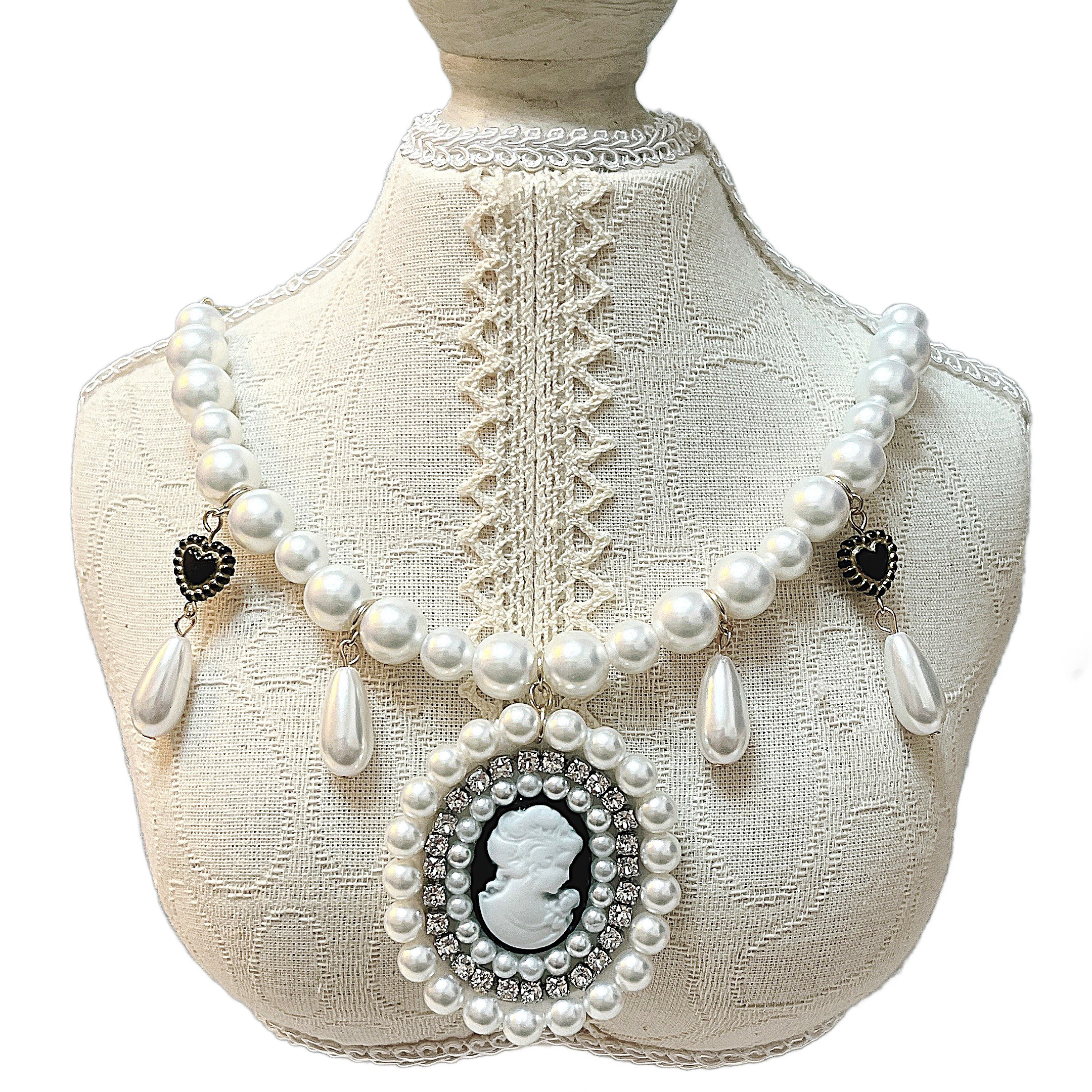 【1月分：受注制作】おすましレディネックレス