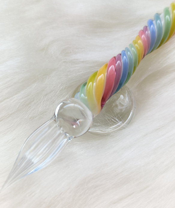 虹色の夢を描くガラスペン(ビビッド) 4枚目の画像