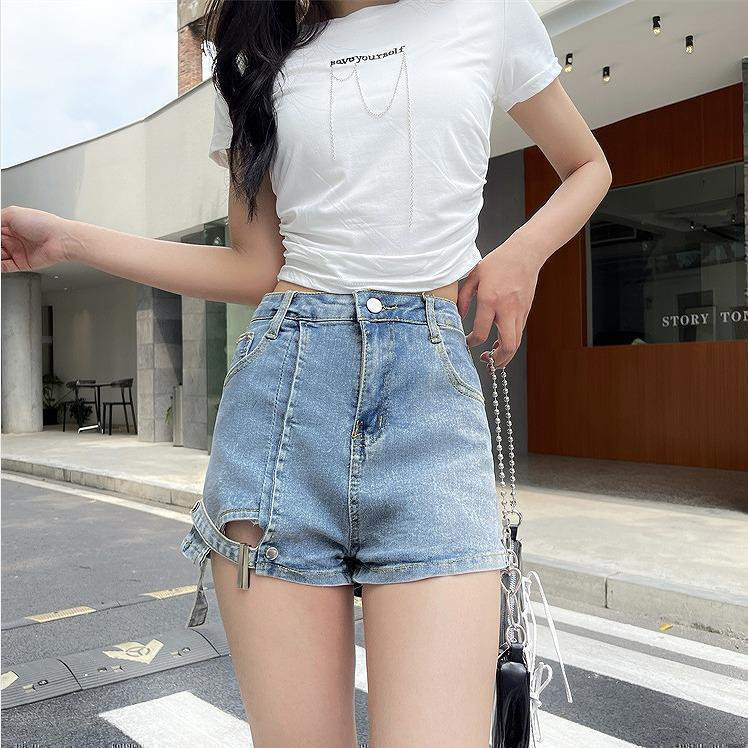 大きいサイズ レディース デニム ショートパンツ 新品 小さい