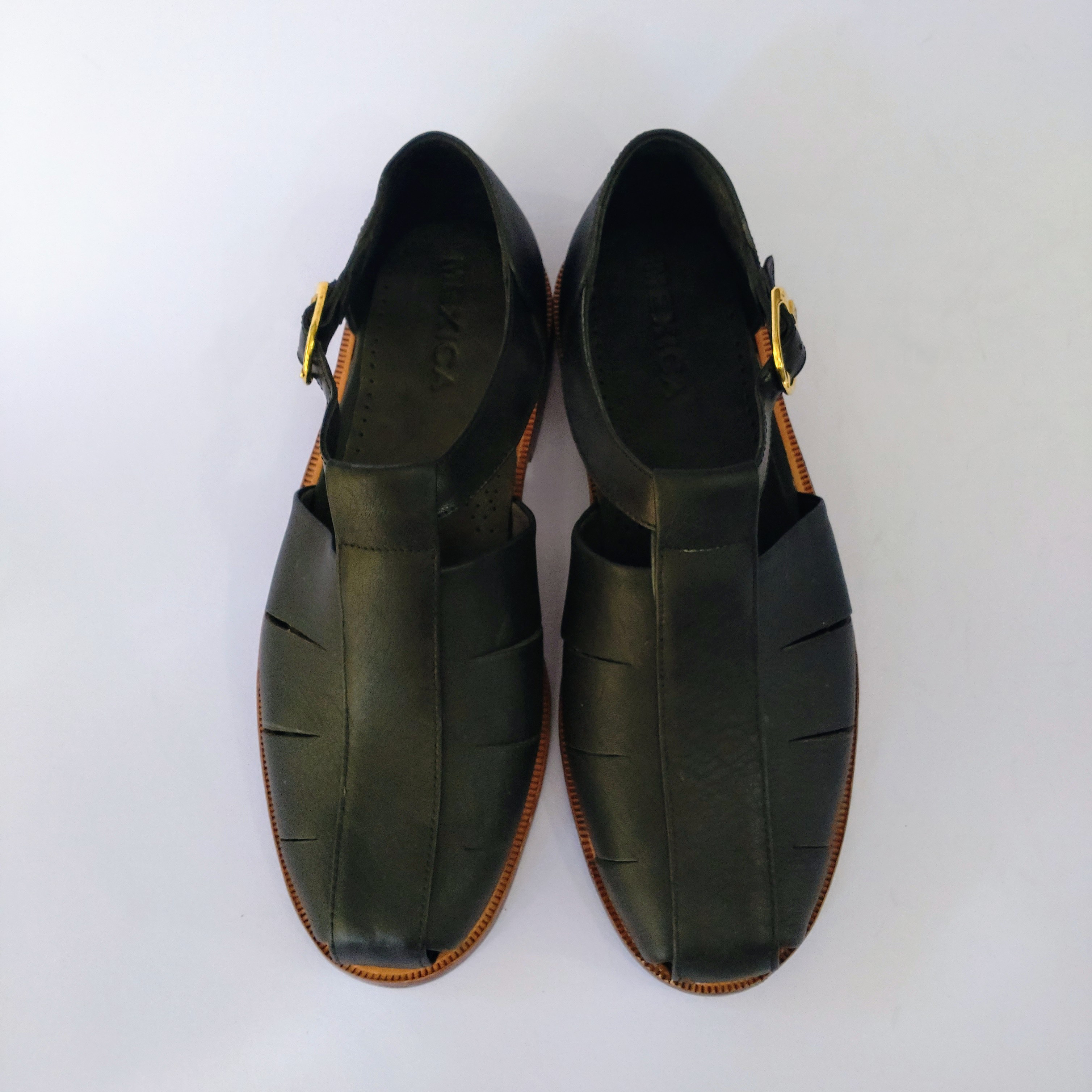 ★新作グルカサンダル★無料サイズ調整★ブラック★外反母趾対応★幅広★甲高対応★◇受注生産◇ハンドメイド◇