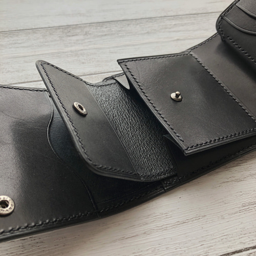 【未使用】シェルコードバン ベルト ブラック 腕時計用ベルト【SILVER CONCHO】 シェルコードバン（ブラック