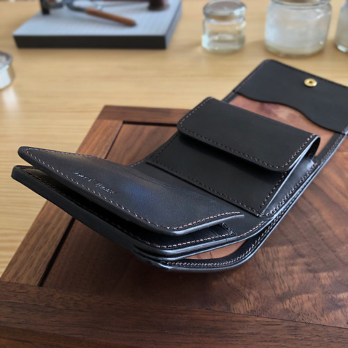 受注製作 Horweenシェルコードバン×ワイルドサドル ブラック 総