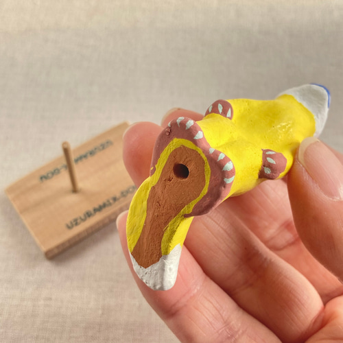 テンの剥製（冬毛） 冬毛のテン土人形 その他置物 うずらミックス堂 通販 18743218