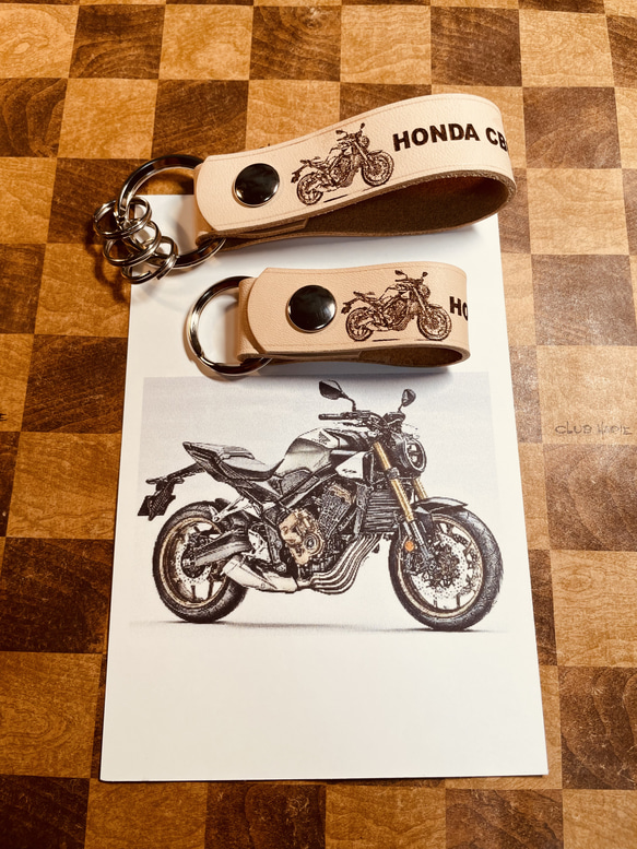 本革レザーキーストラップ CB650R オリジナルレザーストラップセット