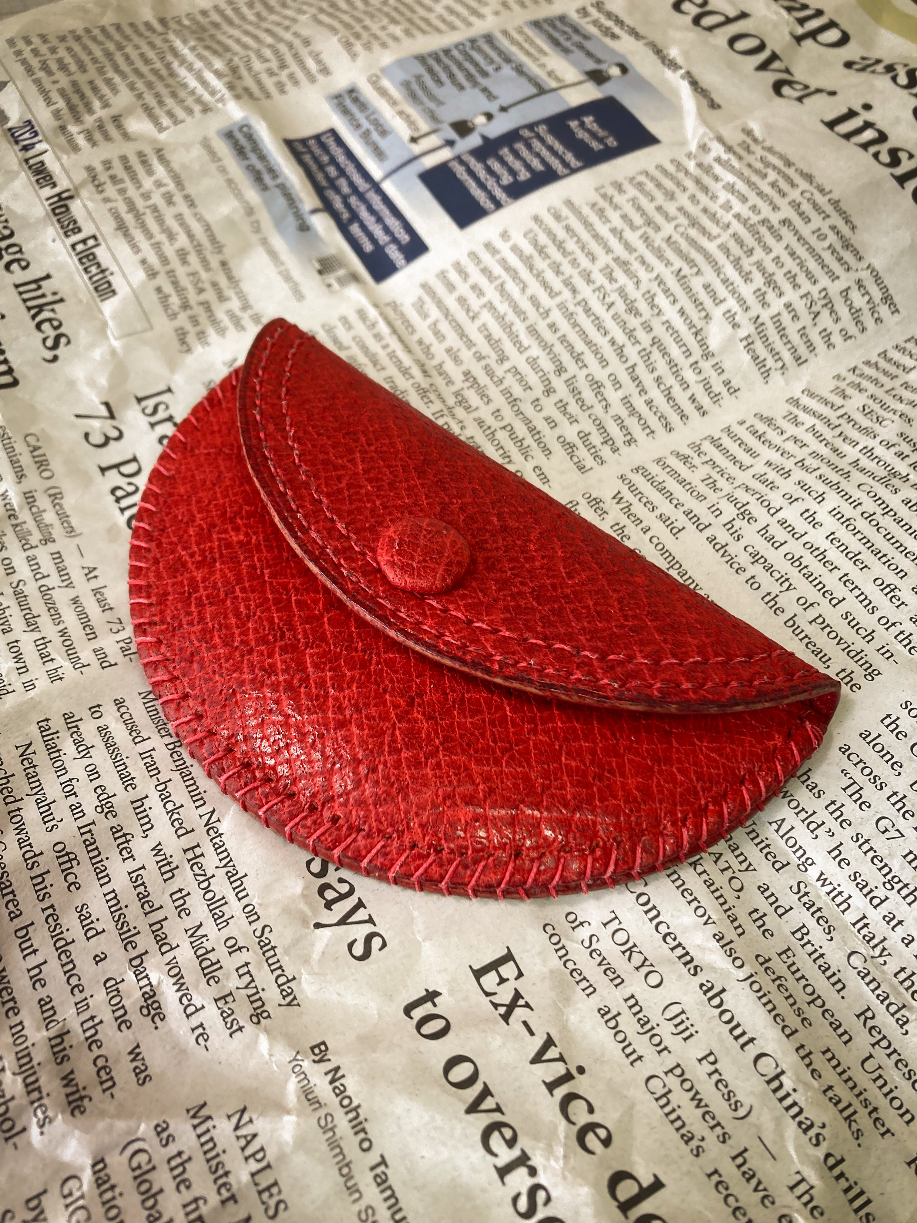 鴉伯堂　half moon コンパクトウォレット