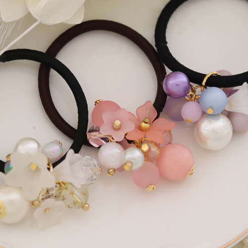 claire's♡パールが素敵なヘアゴム claire's♡パールが素敵なヘアゴム claire's♡パールが素敵なヘアゴム