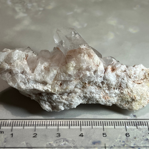 レシーバー ヒマラヤ マニカラン産 ピンク水晶 原石 クラスター