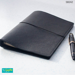 SB242 【受注制作】A5サイズ システム手帳 6穴 リング径15mm 本革