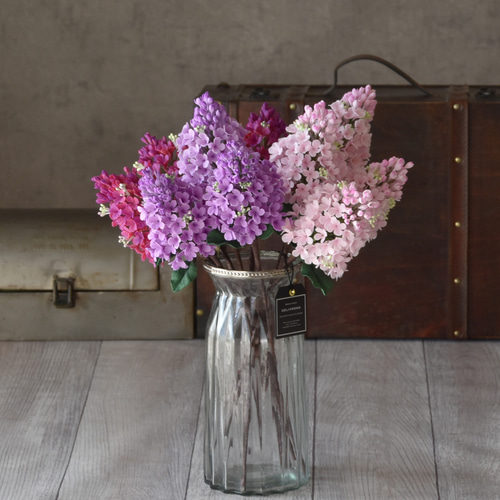 ◇粘土のお花◇ラッキー♡ライラック ミックス R1129 アートフラワー