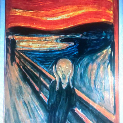 立体絵画の「ゴッホの叫び」（クレイ絵画） 絵画 山川善作 通販