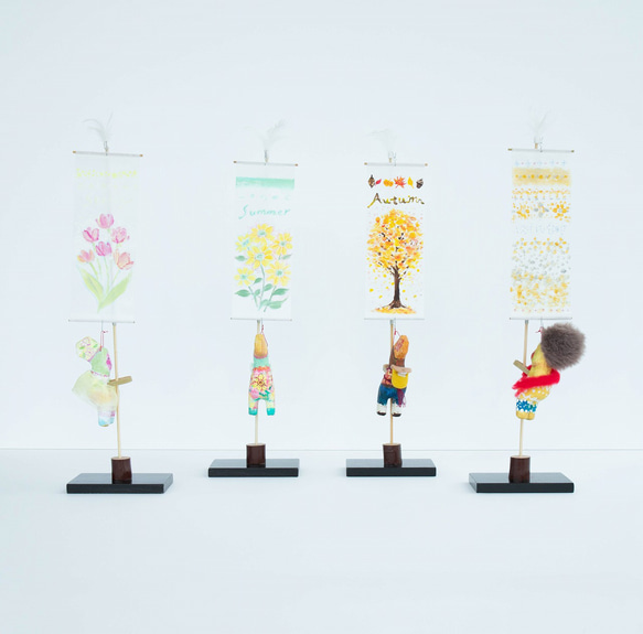 民芸品  延岡工芸謹製 受注制作 「のぼりざる～春・夏・秋・冬～」 宮崎県延岡市の伝統工芸