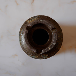 3.5号青銅錆鉢774　塊根植物　多肉植物　盆栽　植木鉢　作家鉢　鉢皿　沖縄 7枚目の画像