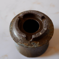 3.5号青銅錆鉢774　塊根植物　多肉植物　盆栽　植木鉢　作家鉢　鉢皿　沖縄 6枚目の画像