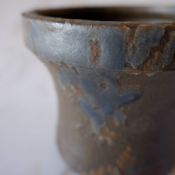 3.5号青銅錆鉢774　塊根植物　多肉植物　盆栽　植木鉢　作家鉢　鉢皿　沖縄 2枚目の画像