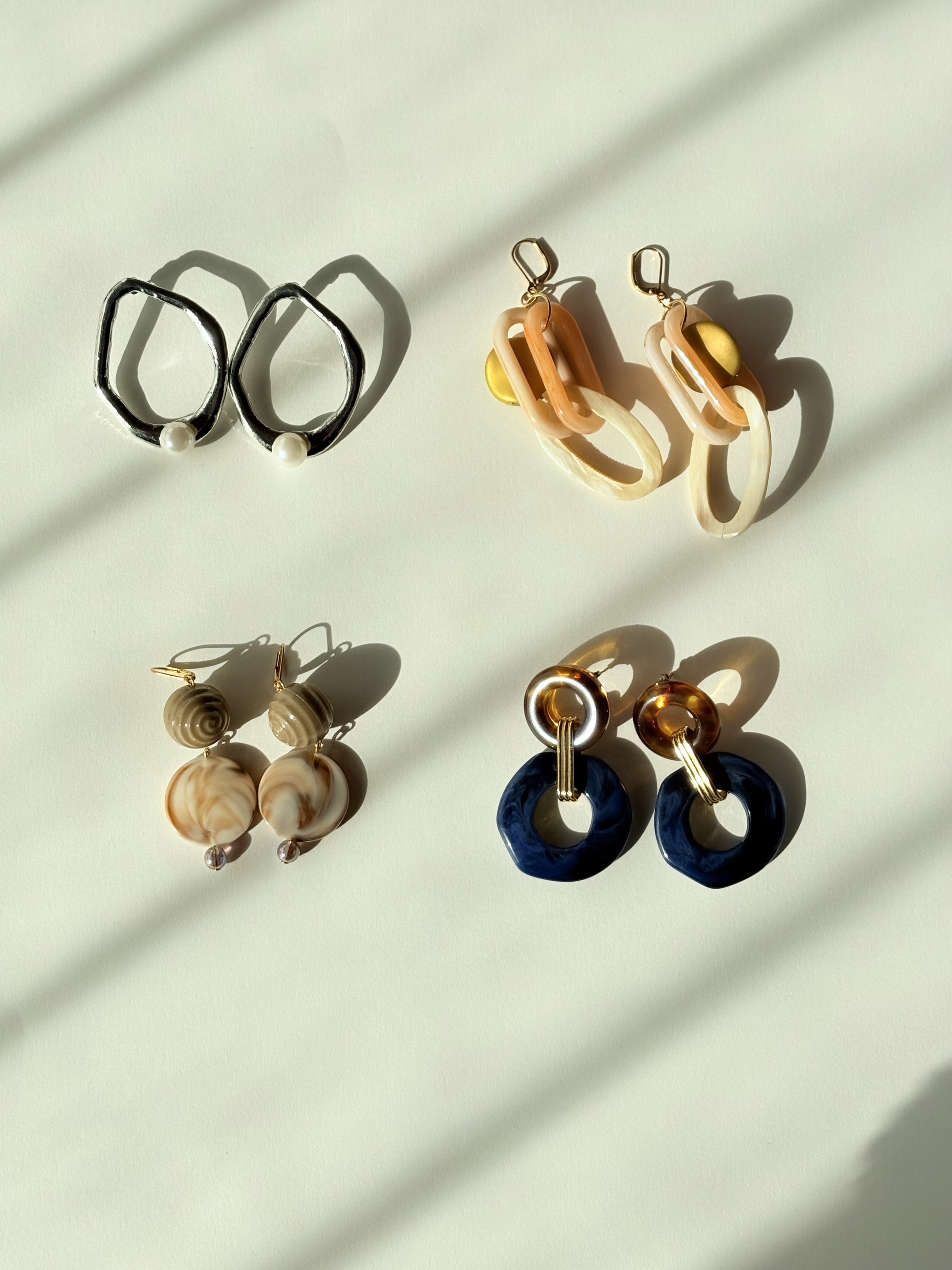 2025 Happy Bag  大ぶりピアス豪華4点SET  ④