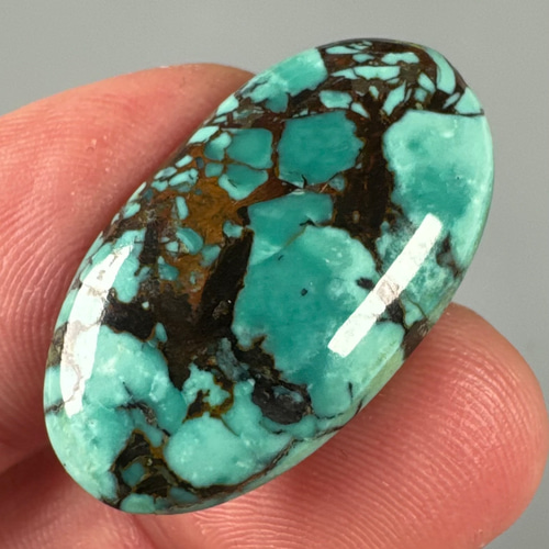 高品質 チベタン ターコイズ 30ミリ ルース Tu1015 天然石 pinky
