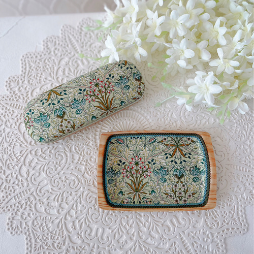 再販】ウィリアムモリス メガネケース メガネケース アトリエ ✽ 小春