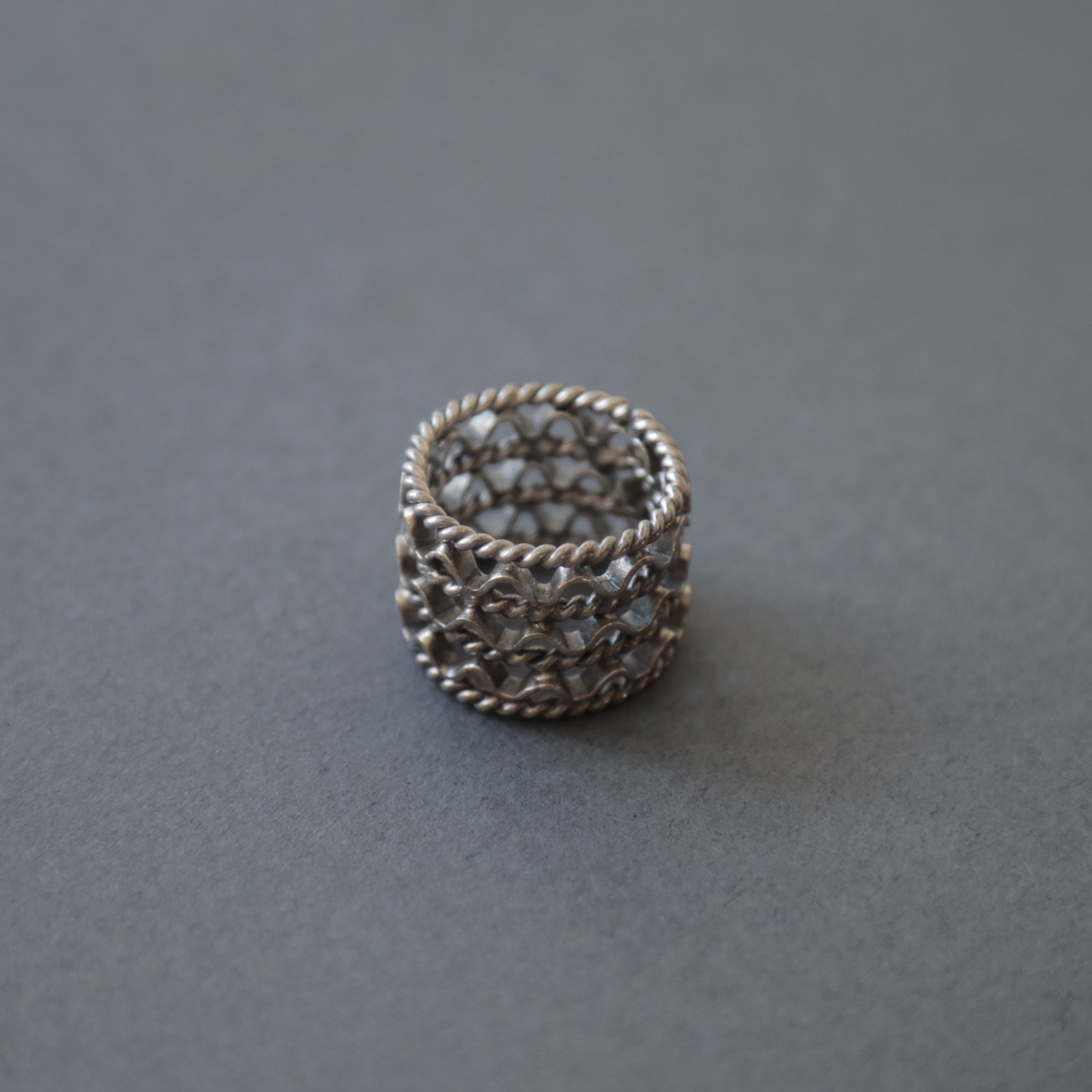 Karen silver ring / なみなみ