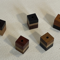 二輪挿しセット 茶色0725 一輪挿し・花瓶・花器 WOODY-CUBE 通販