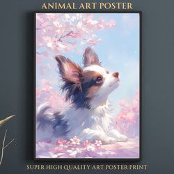 ✴️特別価格【原画】『トオボエ通り』（絵画　犬　チワワ　パピヨン　パステル画） ✴️特別価格【原画】『トオボエ通り』（絵画 犬 チワワ