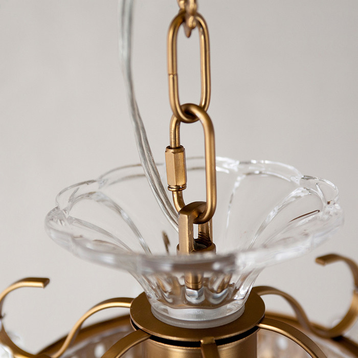 ペンダントランプ《アレシアの灯雫（とうしずく）》 （1灯）【LED電球付き・サイズ変更再販】