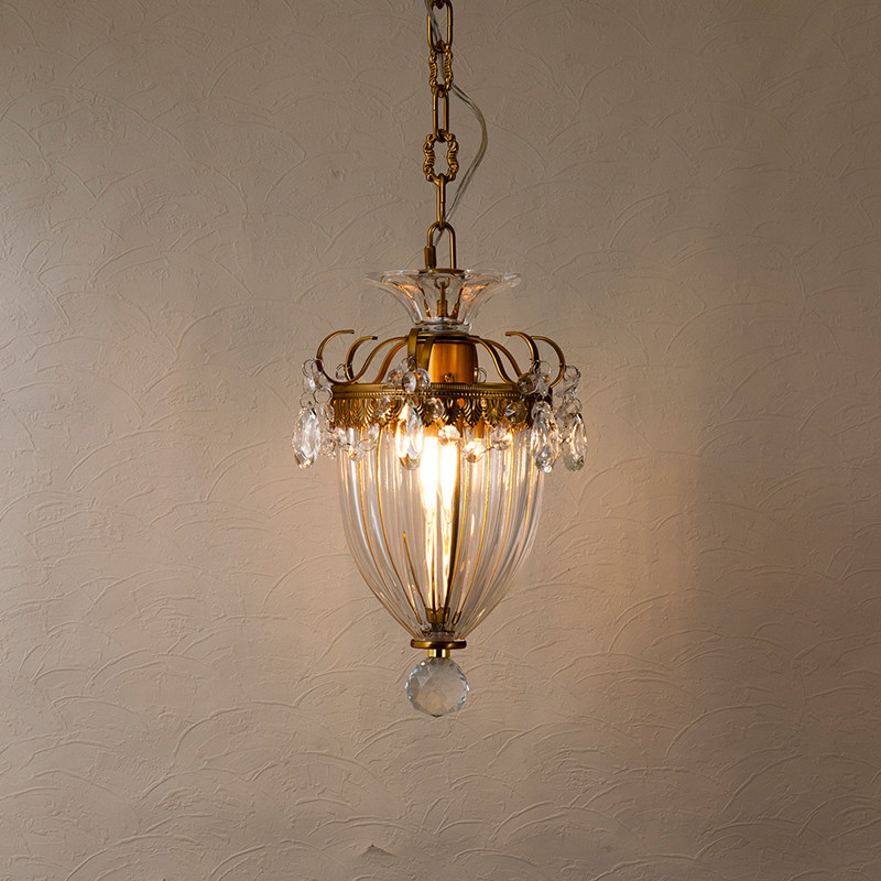 ペンダントランプ《アレシアの灯雫（とうしずく）》 （1灯）【LED電球付き・サイズ変更再販】