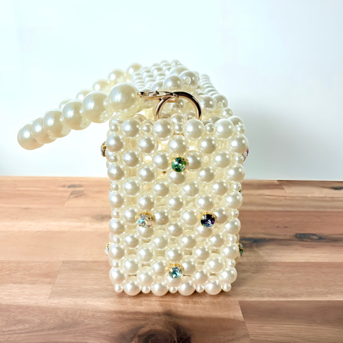 カラフルビーズ装飾パーティーバッグ カラフルビーズ装飾パーティーバッグ カラフルビーズ装飾パーティー