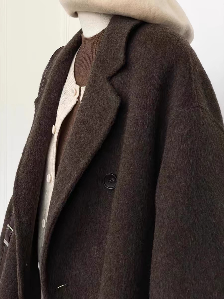 ラシャコート、レディース 、着痩せ 、防風 、春秋 、秋冬、 通勤 、通学 、お出かけ